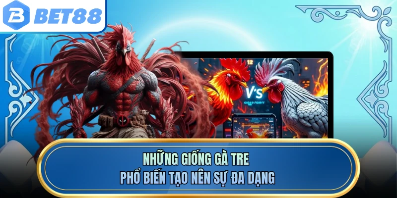 Những giống gà tre phổ biến tạo nên sự đa dạng